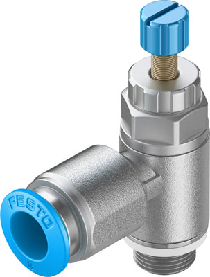 Festo 534337 / GRLA-1/8-QS-8-RS-D One-way Flow Control Valve
