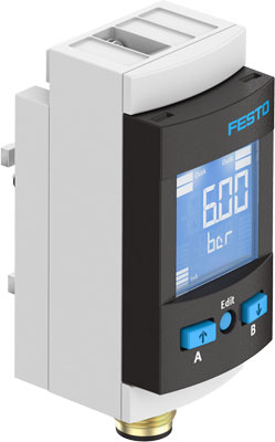 Festo 8035302 / SPAU-P10R-MS4-F-L-PNLK-PNVBA-M8D Pressure Sensor