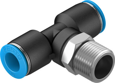 Festo 130800 / QST-3/8-10-20 Push-in T-fitting