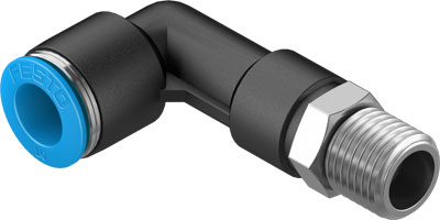 Festo 153082 / QSLL-1/4-10 Push-in L-fitting, Long