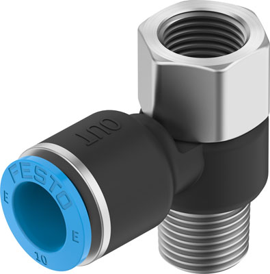 Festo 8113098 / NPQE-LT-R14-Q10-P10 Push-in T-fitting