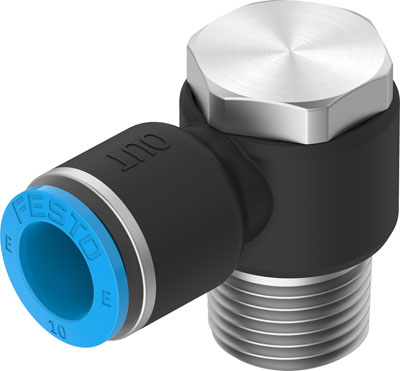 Festo 8113043 / NPQE-LH-R38-Q10-P5 Push-in L-fitting