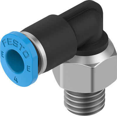 Festo 8112940 / NPQE-L-M7-Q4-P10 Push-in L-fitting