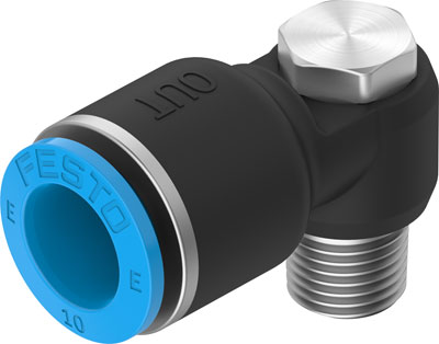 Festo 8113035 / NPQE-LH-R18-Q10-P10 Push-in L-fitting