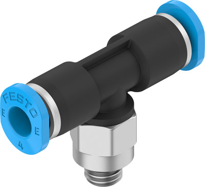 Festo 8113049 / NPQE-T-M5-Q4-P10 Push-in T-fitting