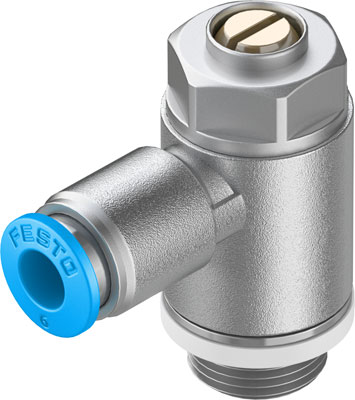 Festo 193146 / GRLA-1/4-QS-6-D One-way Flow Control Valve