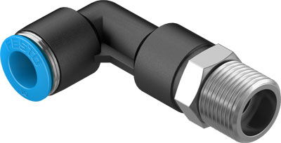 Festo 153083 / QSLL-3/8-10 Push-in L-fitting, Long