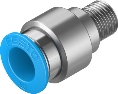 Festo 190647 / QS-1/8-10-I Push-in Fitting