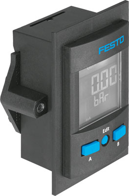 Festo 8001224 / SPAU-P10R-F-Q4-L-PNLK-PNVBA-M12 Pressure Sensor