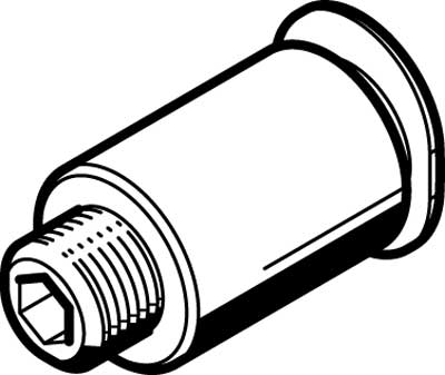 Festo 573055 / QBM-1/8-1/4-I-U Push-in Fitting