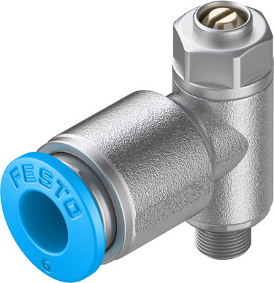 Festo 193155 / GRLZ-M5-QS-6-D One-way Flow Control Valve