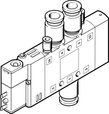 Festo 196913 / CPE14-M1BH-5LS-QS-6 Solenoid Valve