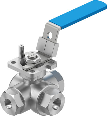 Festo 8096951 / VZBE-1/4-T-63-F-3T-F04-M-V15V15 Ball Valve