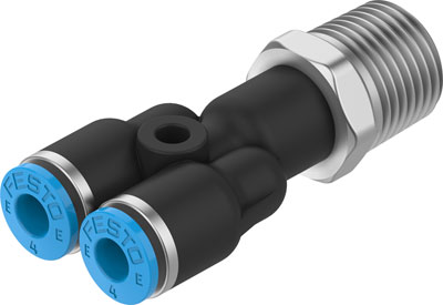 Festo 8113083 / NPQE-Y-R14-Q4-P10 Push-in Y-fitting