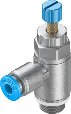 Festo 197580 / GRLA-1/8-QS-4-RS-D One-way Flow Control Valve