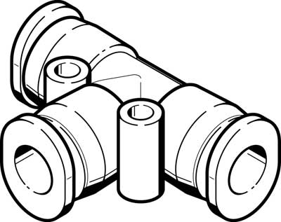 Festo 572294 / QBMT-5/32T-U Push-in T-connector