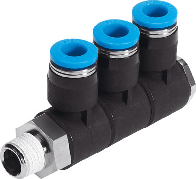 Festo 190786 / QSLV3-3/8-1/2-U Multiple Distributor