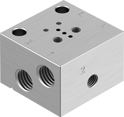 Festo 8122793 / VABS-C12-6-B-M3 Manifold Block
