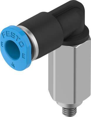 Festo 8113011 / NPQE-LL-M3-Q4-P10 Push-in L-fitting, Long