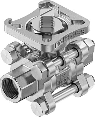 Festo 8089038 / VZBE-1/4-WA-63-T-2-F0304-V15V15 Ball Valve
