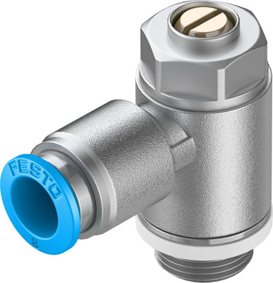 Festo 193147 / GRLA-1/4-QS-8-D One-way Flow Control Valve