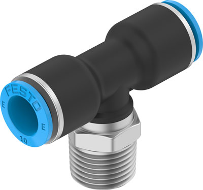 Festo 8113062 / NPQE-T-R38-Q10-P5 Push-in T-fitting