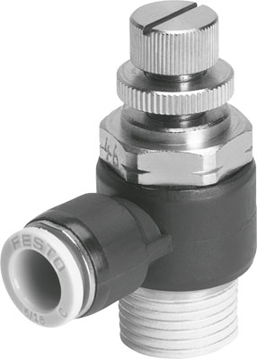 Festo 534667 / GRLA-3/8-QB-1/2-U One-way Flow Control Valve