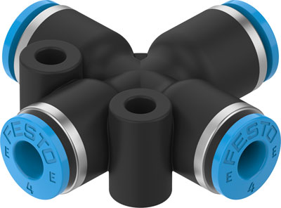 Festo 8113178 / NPQE-X-Q4-E-P10 Push-in X-connector