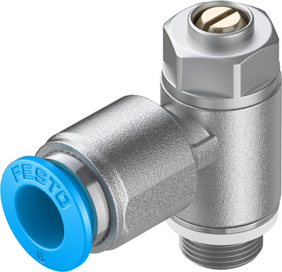 Festo 193159 / GRLZ-1/8-QS-8-D One-way Flow Control Valve