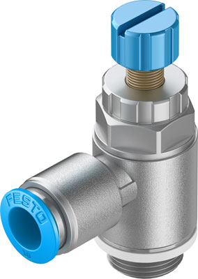 Festo 534343 / GRLA-3/8-QS-10-RS-D One-way Flow Control Valve