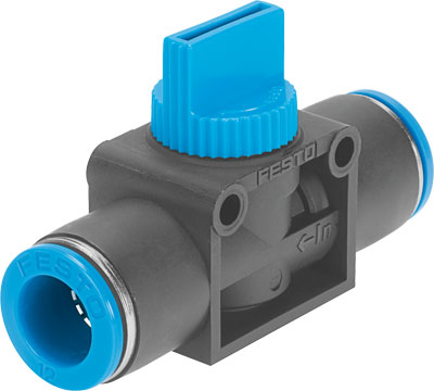 Festo 153979 / HE-3-QS-1/2-U Shut-off Valve