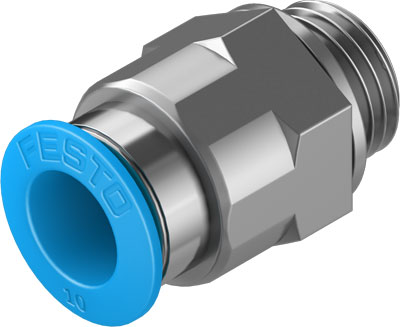 Festo 186101 / QS-G1/4-10 Push-in Fitting