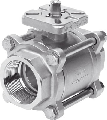 Festo 1686648 / VZBA-21/2-GG-63-T-22-F0710-V4V4T Ball Valve
