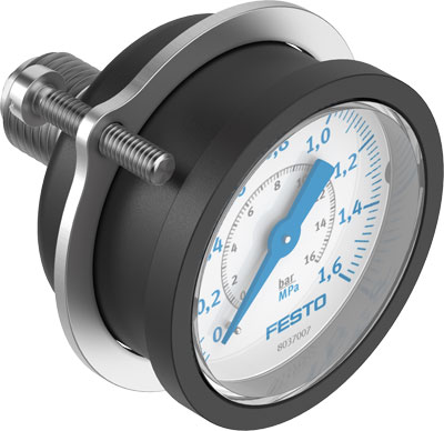 Festo 8037007 / PAGN-P-40-1.6M-G14 Flanged Pressure Gauge