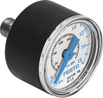 Festo 161128 / MAP-40-16-1/8-EN Precision Pressure Gauge