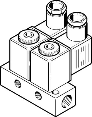 Festo 4522 / BMFH-2-3-M5 Solenoid Valve