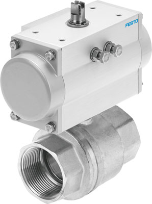 Festo 8070243 / VZBM-A-3/8-RP-40-D-2-B2-PB20 Ball Valve Actuator Unit