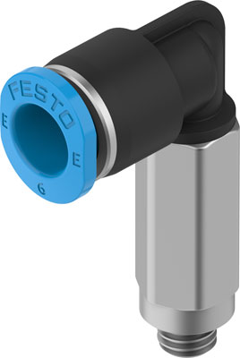 Festo 8113013 / NPQE-LL-M5-Q6-P10 Push-in L-fitting, Long