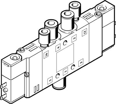 Festo 196879 / CPE10-M1BH-5JS-QS-4 Solenoid Valve