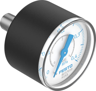 Festo 8037010 / PAGN-40-0.4M-R18-1.6 Pressure Gauge