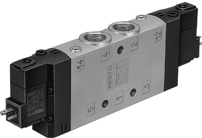 Festo 170265 / CPE24-M1H-5/3G-3/8 Solenoid Valve
