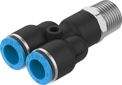 Festo 8113087 / NPQE-Y-R38-Q10-P5 Push-in Y-fitting