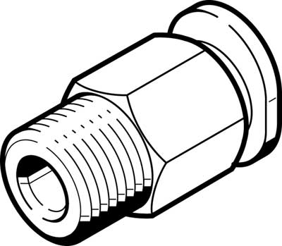 Festo 533270 / QBM-1/8-1/8-U Push-in Fitting