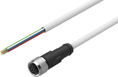 Festo 8094477 / NEBC-M12G8-E-5-N-B-LE8 Connecting Cable