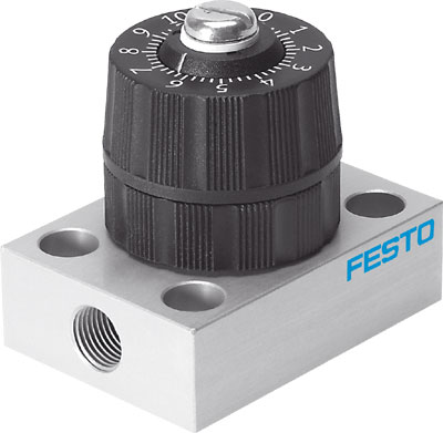 Festo 542022 / GRP-70-1/8-AL Precision One-way Flow Control Valve