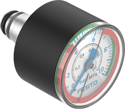 Festo 8090378 / PAGN-26-10-P10-RG Pressure Gauge