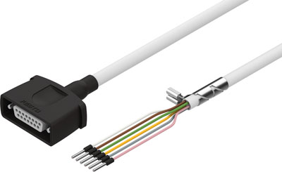 Festo 1450836 / NEBM-S1G15-E-5-Q7-LE6 Motor Cable