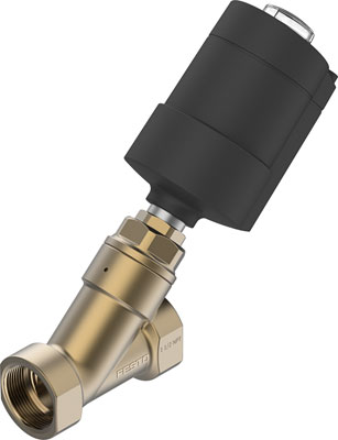 Festo 8111611 / VZXA-B-TS7-11/2-M2-B1T-9.3-K-75-20-PM Angle Seat Valve