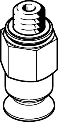 Festo 1377781 / VAS-8-M5-SI-B Suction Cup Complete