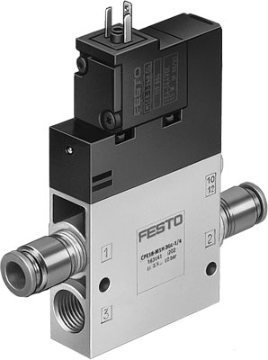 Festo 163769 / CPE18-M2H-3GL-QS-8 Solenoid Valve